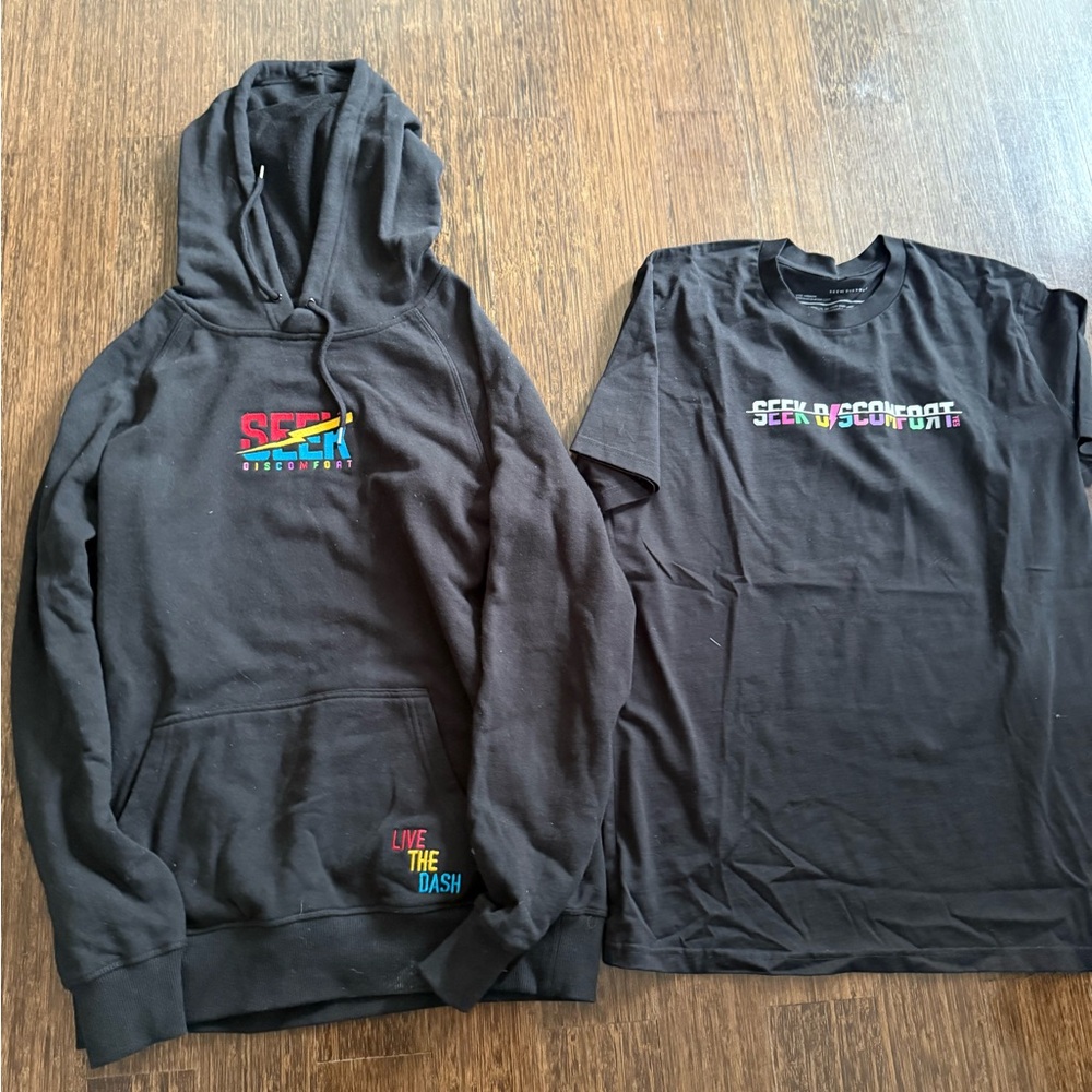 Set Seek Discomfort Live-The-Dash Hoodie [Medium] *RARE ORIGINAL LEGIT*